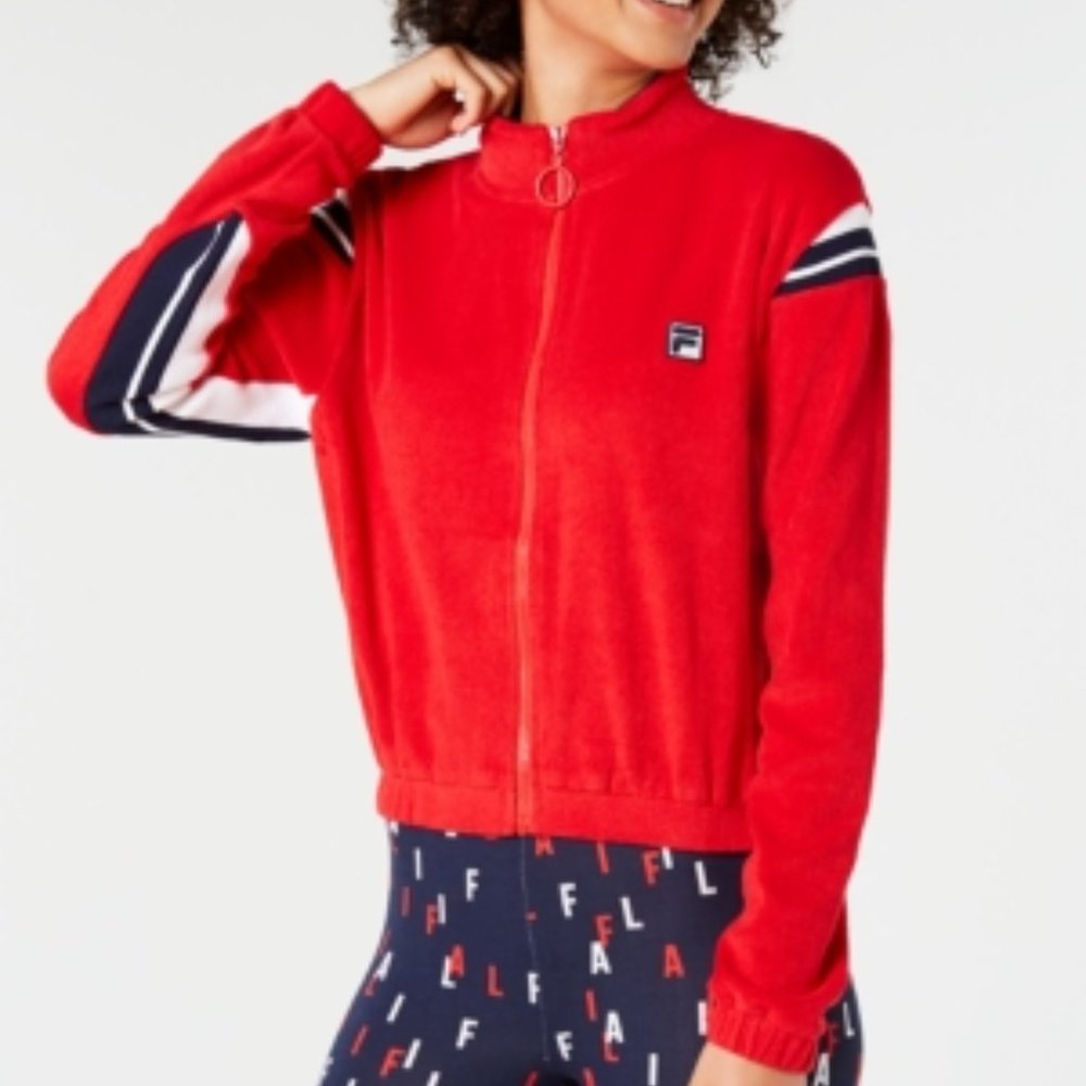 Fila Sabina Track Jacket - Red XS